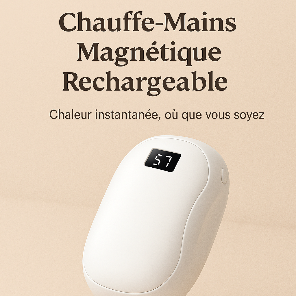 Chauffe-Mains Avec Affichage Numérique ❄️🔥